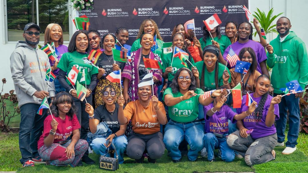 Passionate worship at a Burning Bush Global event